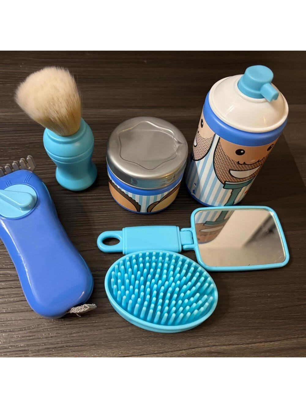 Melissa & Doug Barber Shop Pretend Play Set Shaving Toy 6 pieces